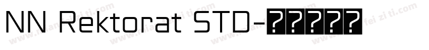 NN Rektorat STD字体转换
